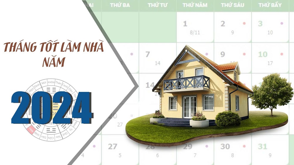 Cách chọn tháng lam nhà hợp tuổi năm 2024 Cách chọn tháng lam nhà hợp tuổi năm 2024