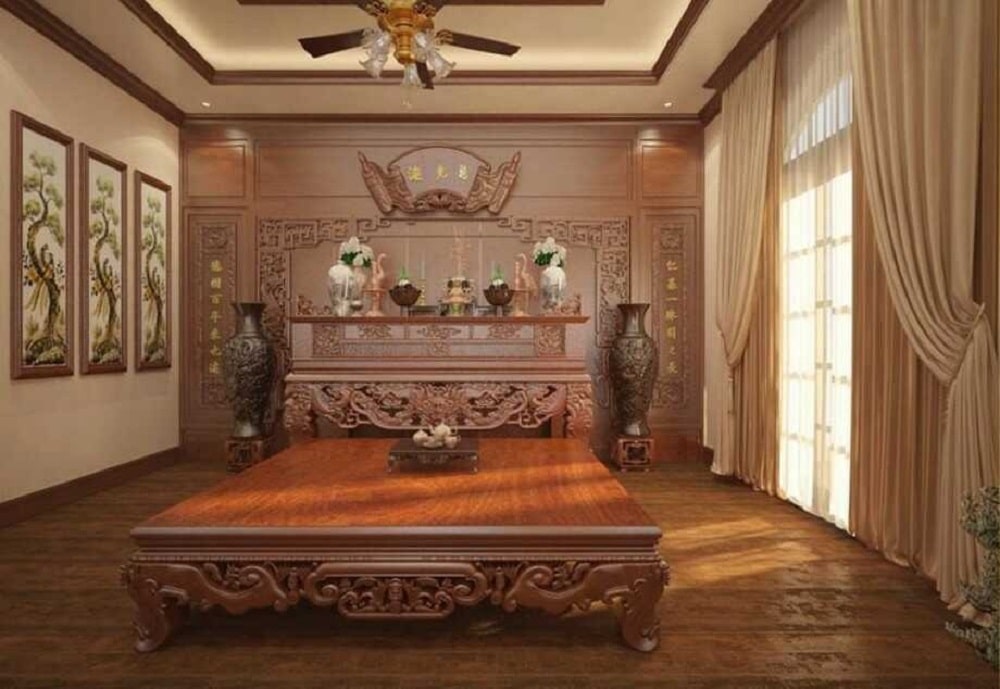 Thiết kế phòng thờ biệt thự Thiết kế phòng thờ biệt thự