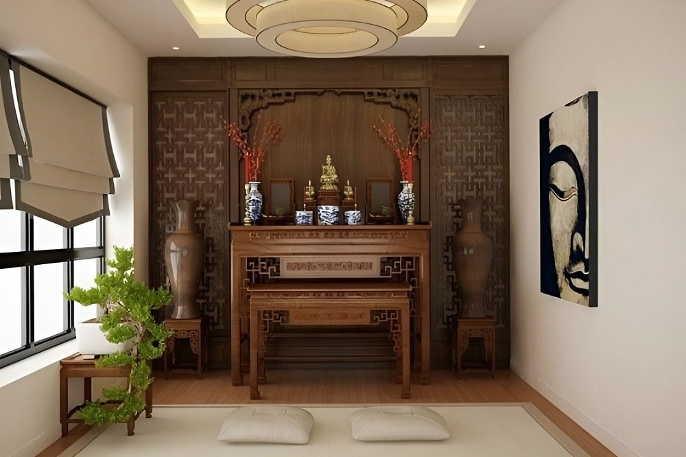 Thiết kế phòng thờ biệt thự Thiết kế phòng thờ biệt thự