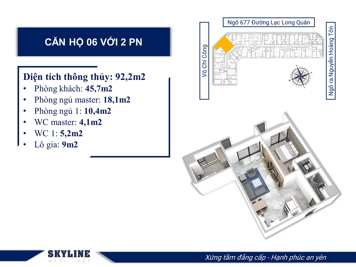 Thiết Kế Căn Hộ Endless Skyline Westlake Võ Chí Công Tây Hồ