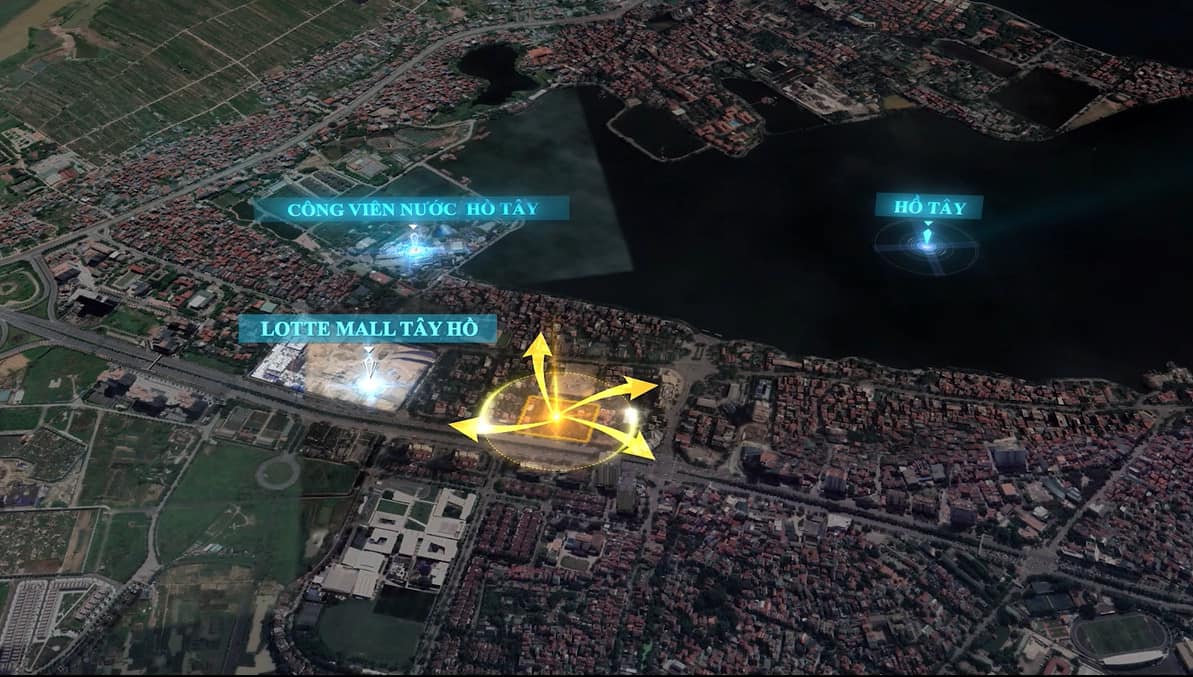 Vị Trí Dự Án Endless Skyline West Lake
