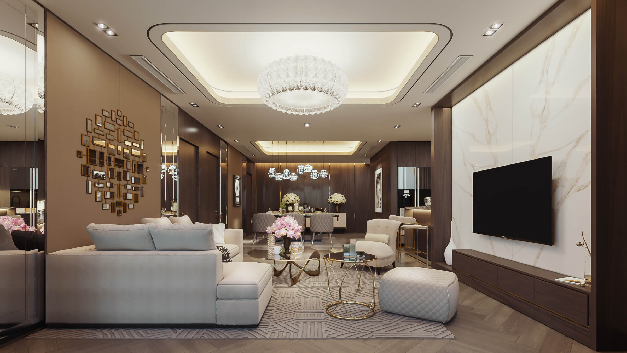 Nội Thất Căn Hộ Green Diamond Láng Hạ