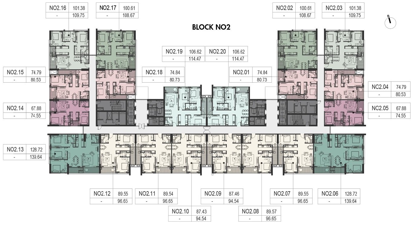 Mặt Bằng Dự Án Hà Nội Melody Residences Linh Đàm