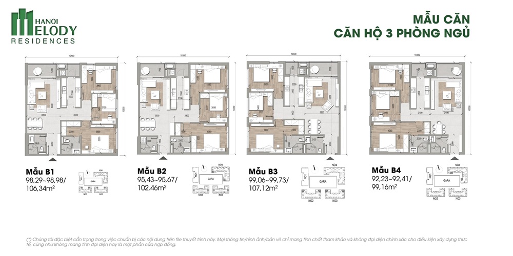Thiết Kế Căn Hộ Hà Nội Melody Residences