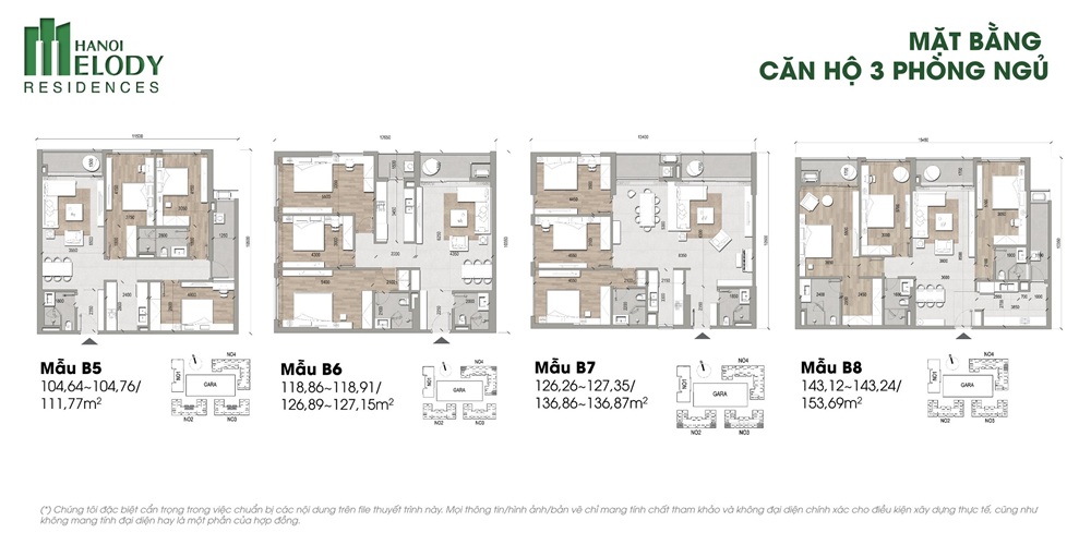 Thiết Kế Căn Hộ Hà Nội Melody Residences