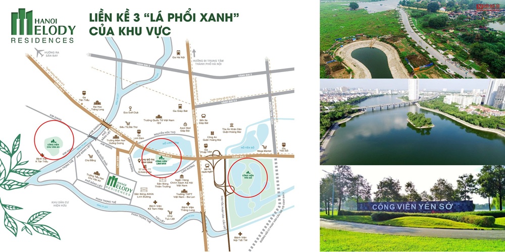Vị Trí Dự Án Hà Nội Melody Residences Linh Đàm