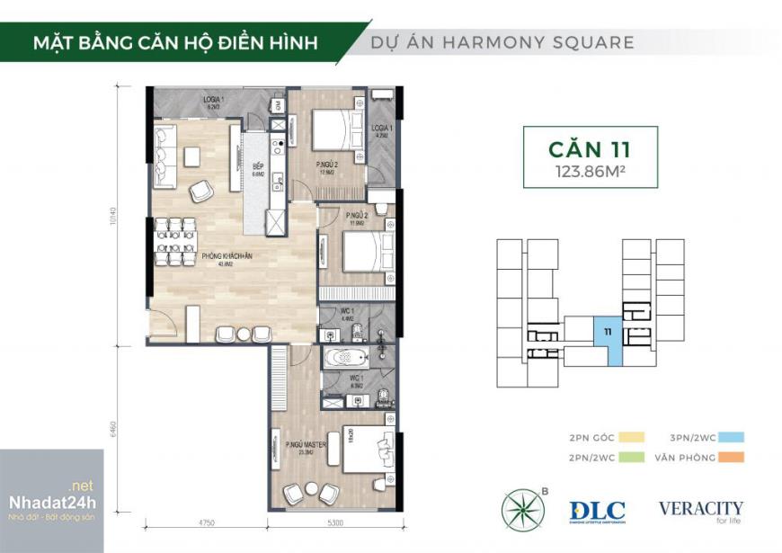 Thiết Kế Căn Hộ Harmony Square