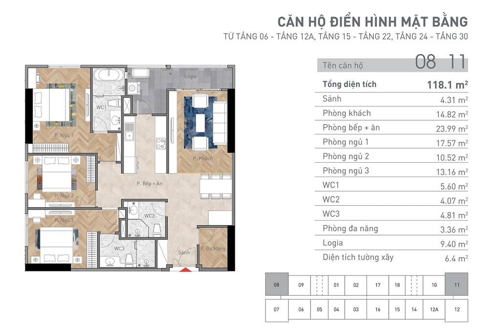 Thiết Kế Căn Hộ Hoàng Mai Center Point Đại Kim