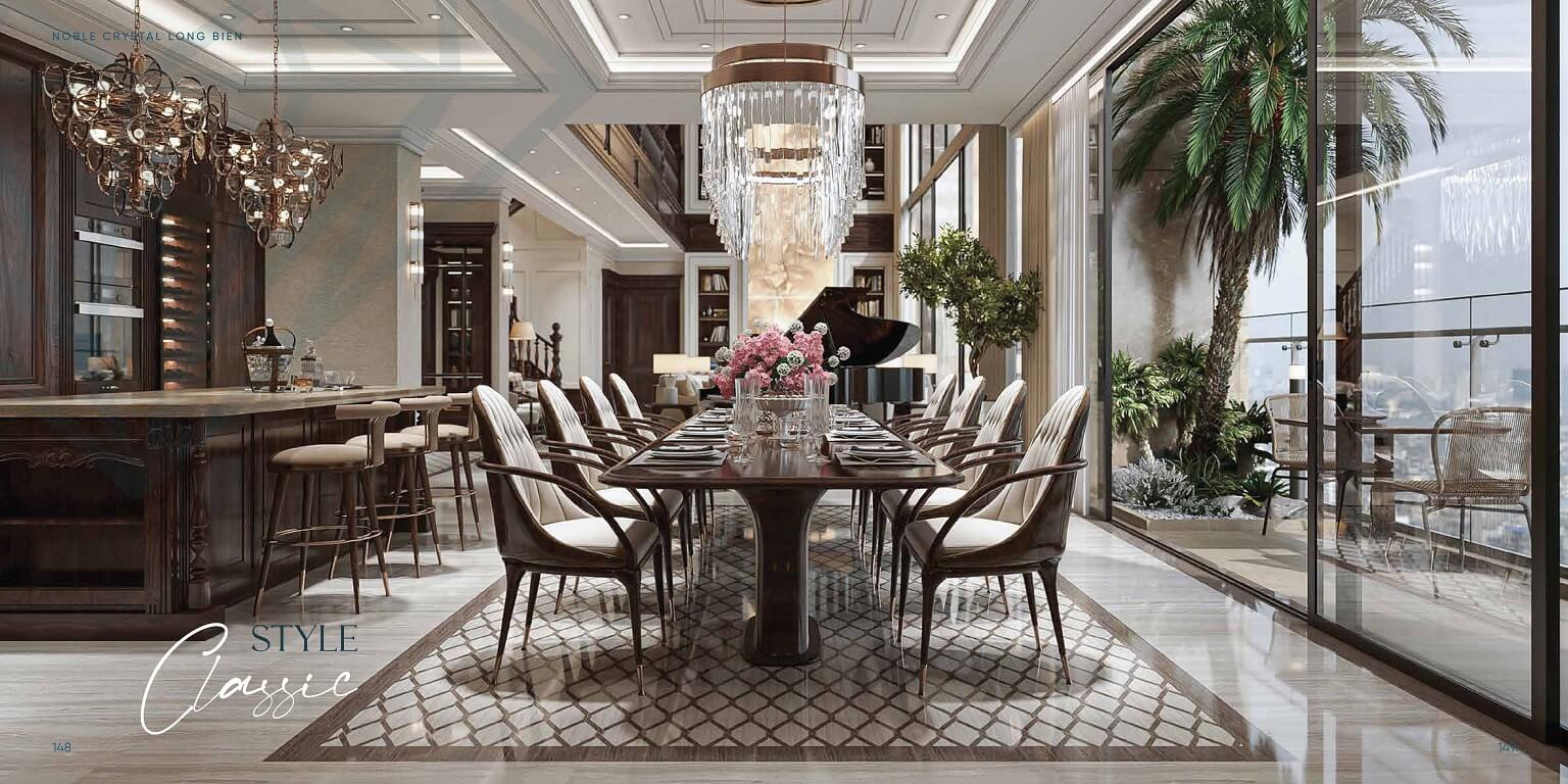 Thiết kế dự án Noble Crystal Long Biên