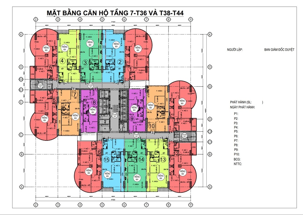 Mặt Bằng Dự Án QMS Top Tower Tố Hữu