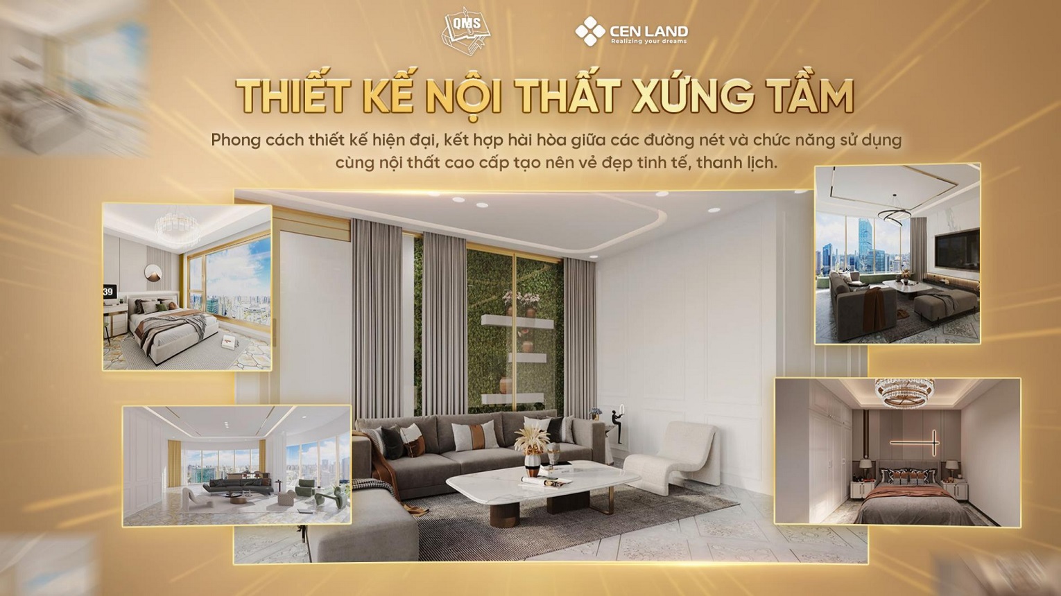 Nội Thất Bàn Giao Căn Hộ QMS Tower Tố Hữu
