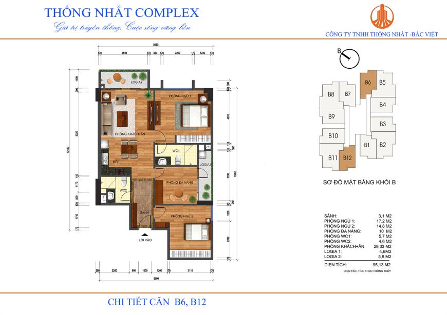 Mặt Bằng Dự Án Thống Nhất Complex 82 Nguyễn Tuân