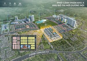 Vị trí của dự án An Quý Villa Dương Nội