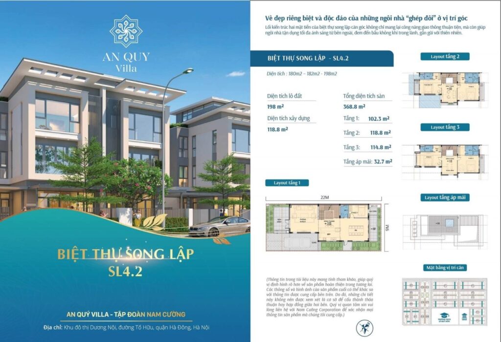 Biệt thự An Quý Villa – Kiệt tác độc bản, sang trọng và đẳng cấp