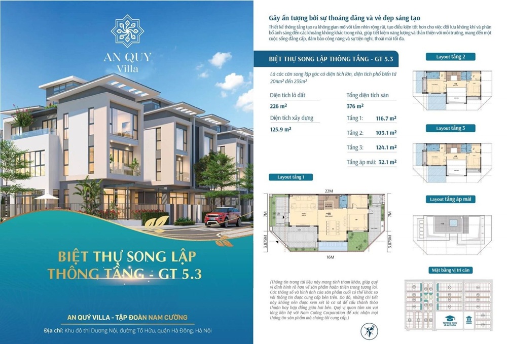 Biệt thự An Quý Villa – Kiệt tác độc bản, sang trọng và đẳng cấp