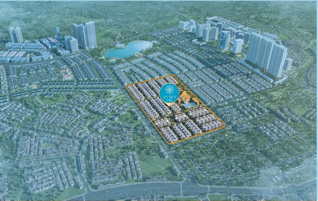 Vị trí của dự án An Quý Villa Dương Nội