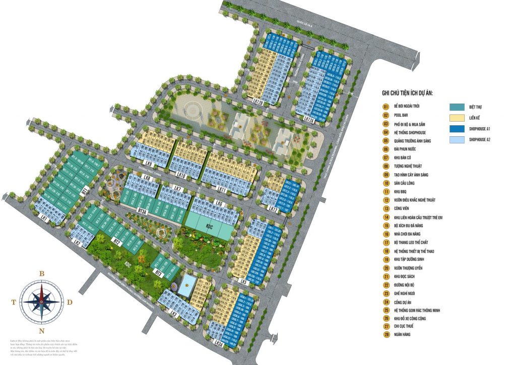 Mặt bằng tổng thể dự án Ariyana Center Hải Hà