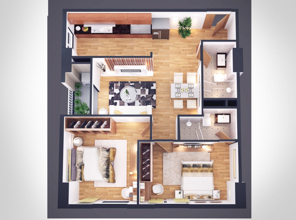 Thiết kế chung cư Athena Complex Pháp Vân