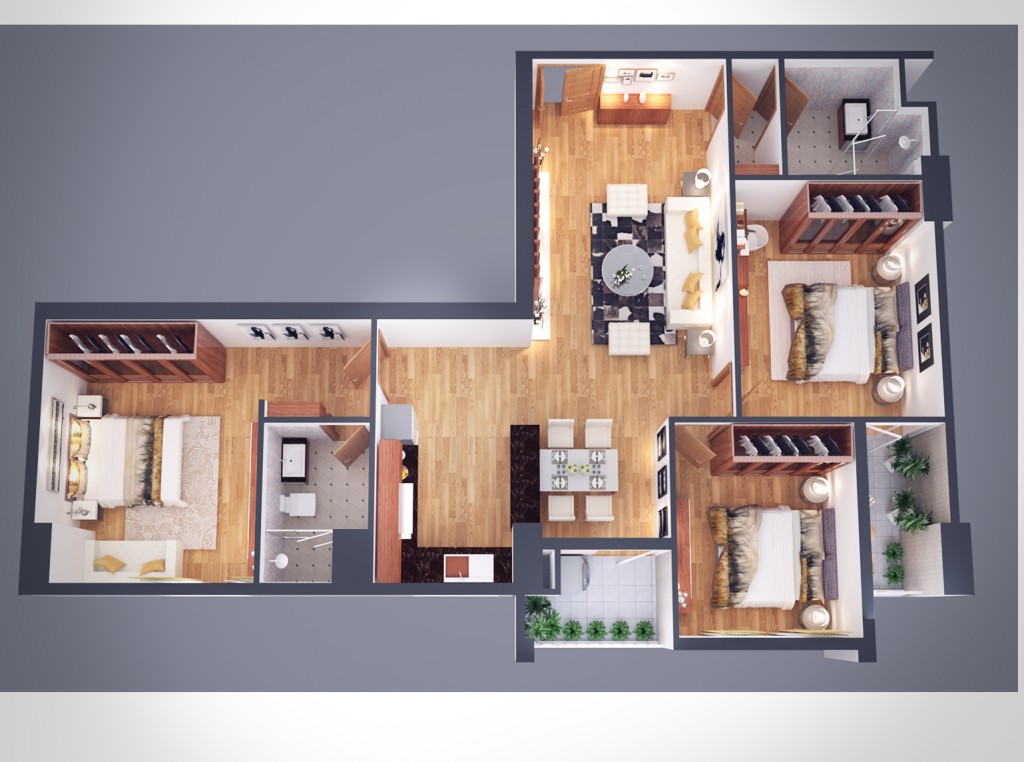 Thiết kế chung cư Athena Complex Pháp Vân