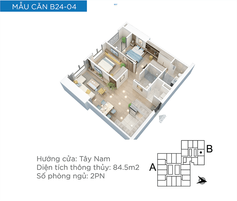 Thiết kế căn hộ BID Residence