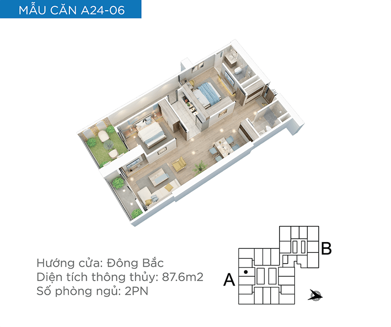 Thiết kế căn hộ BID Residence