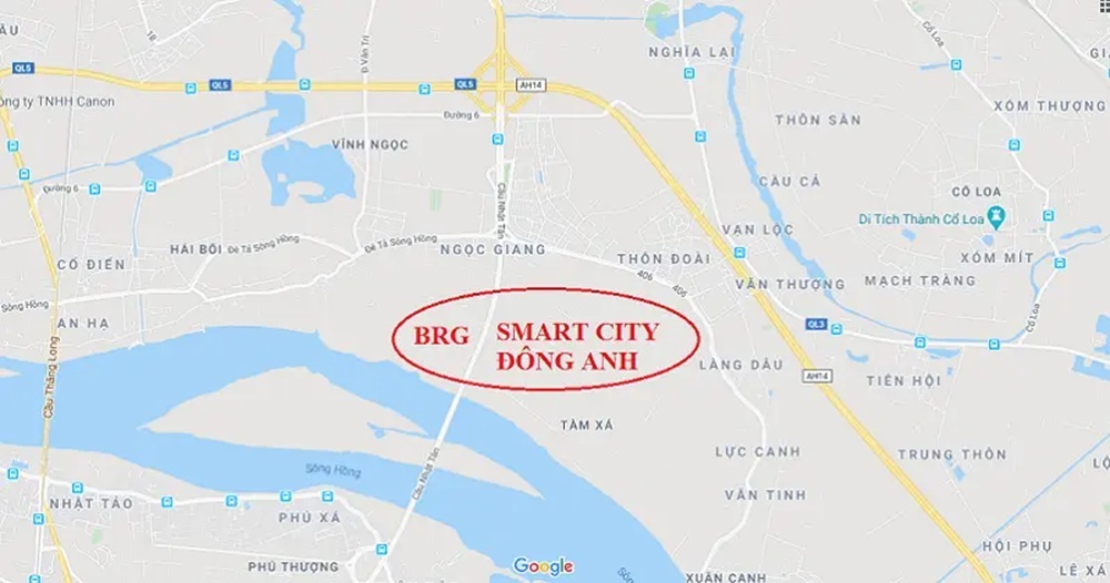Vị Trí Dự Án BRG Smart City Hà Nội