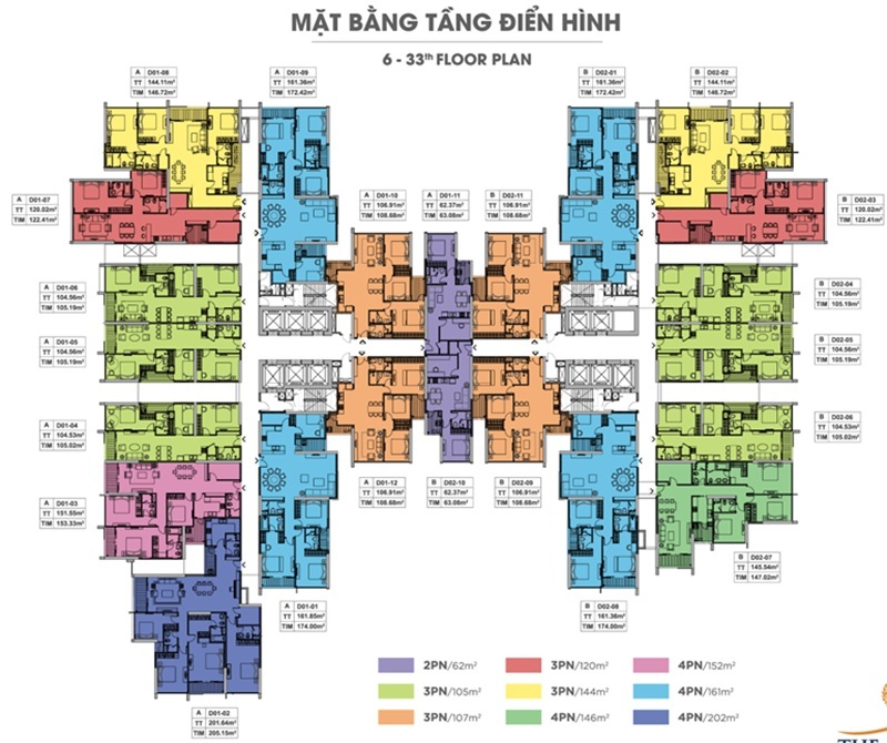 Mặt bằng dự án BRG The Diamond Residence Lê Văn Lương