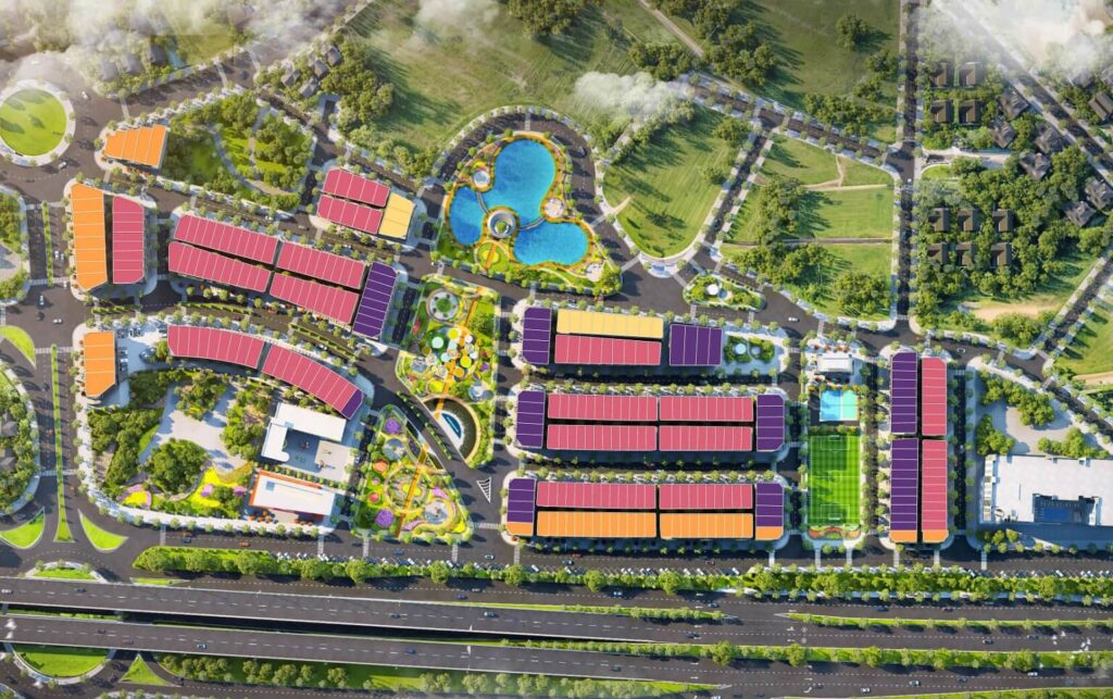 Mặt bằng dự án Bavella Green Park Bắc Giang