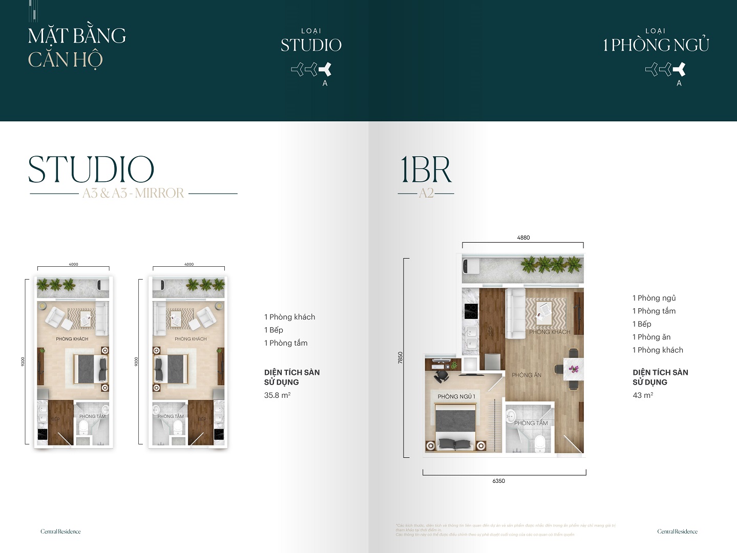 Thiết Kế Căn Hộ Central Residence Gamuda Yên Sở