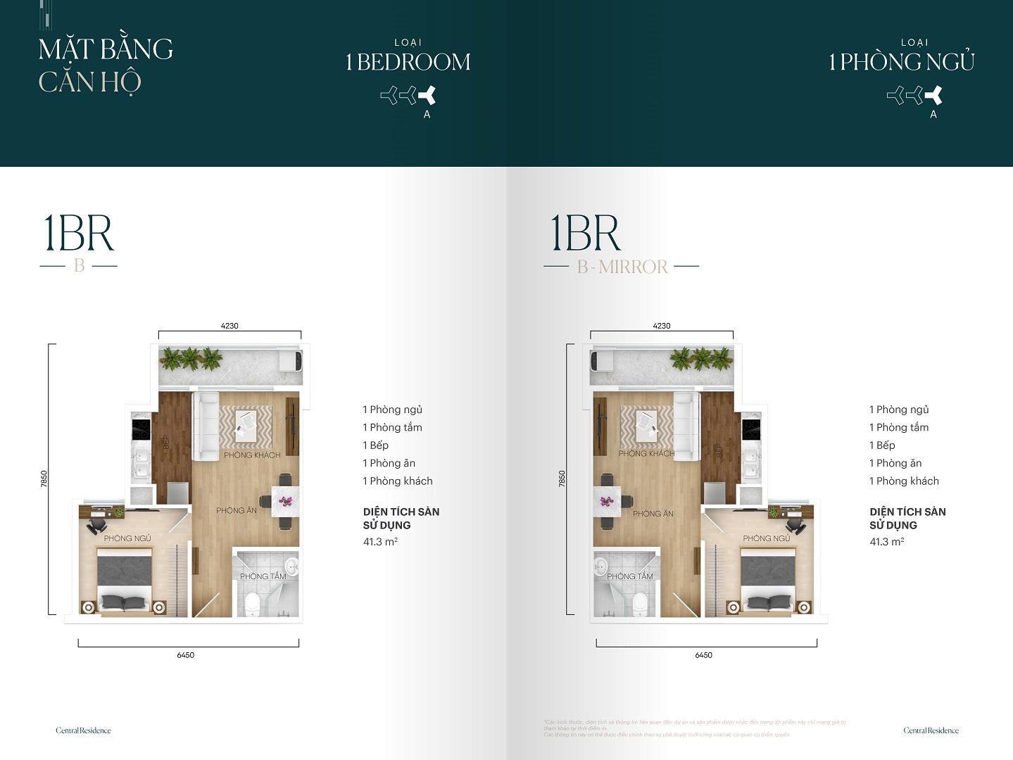 Thiết Kế Căn Hộ Central Residence Gamuda Yên Sở