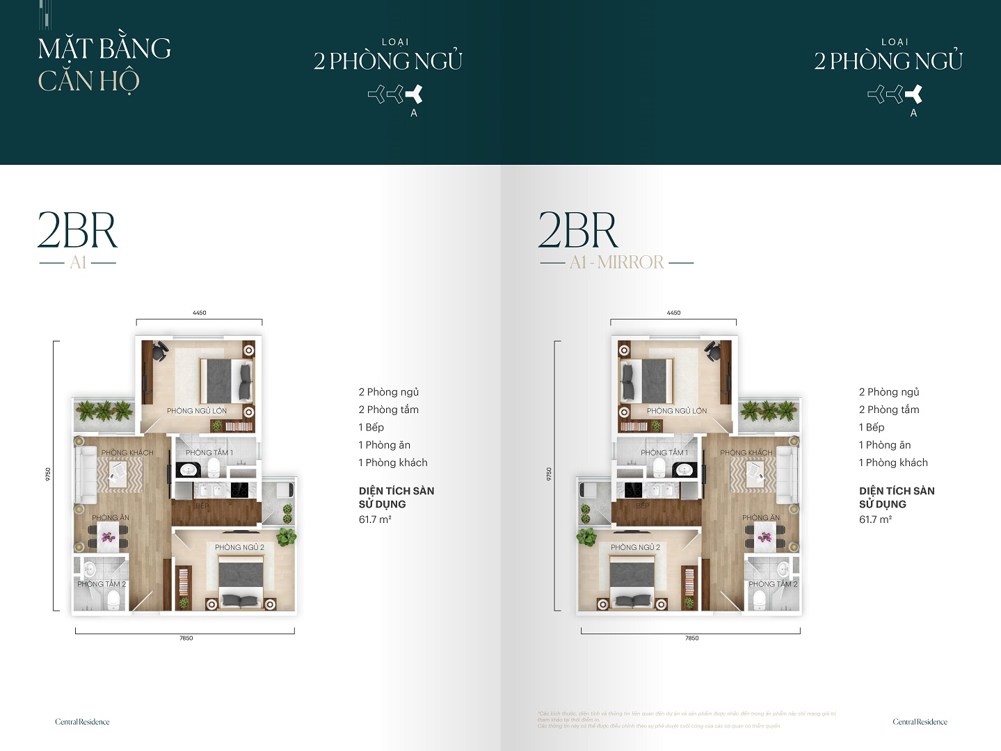 Thiết Kế Căn Hộ Central Residence Gamuda Yên Sở