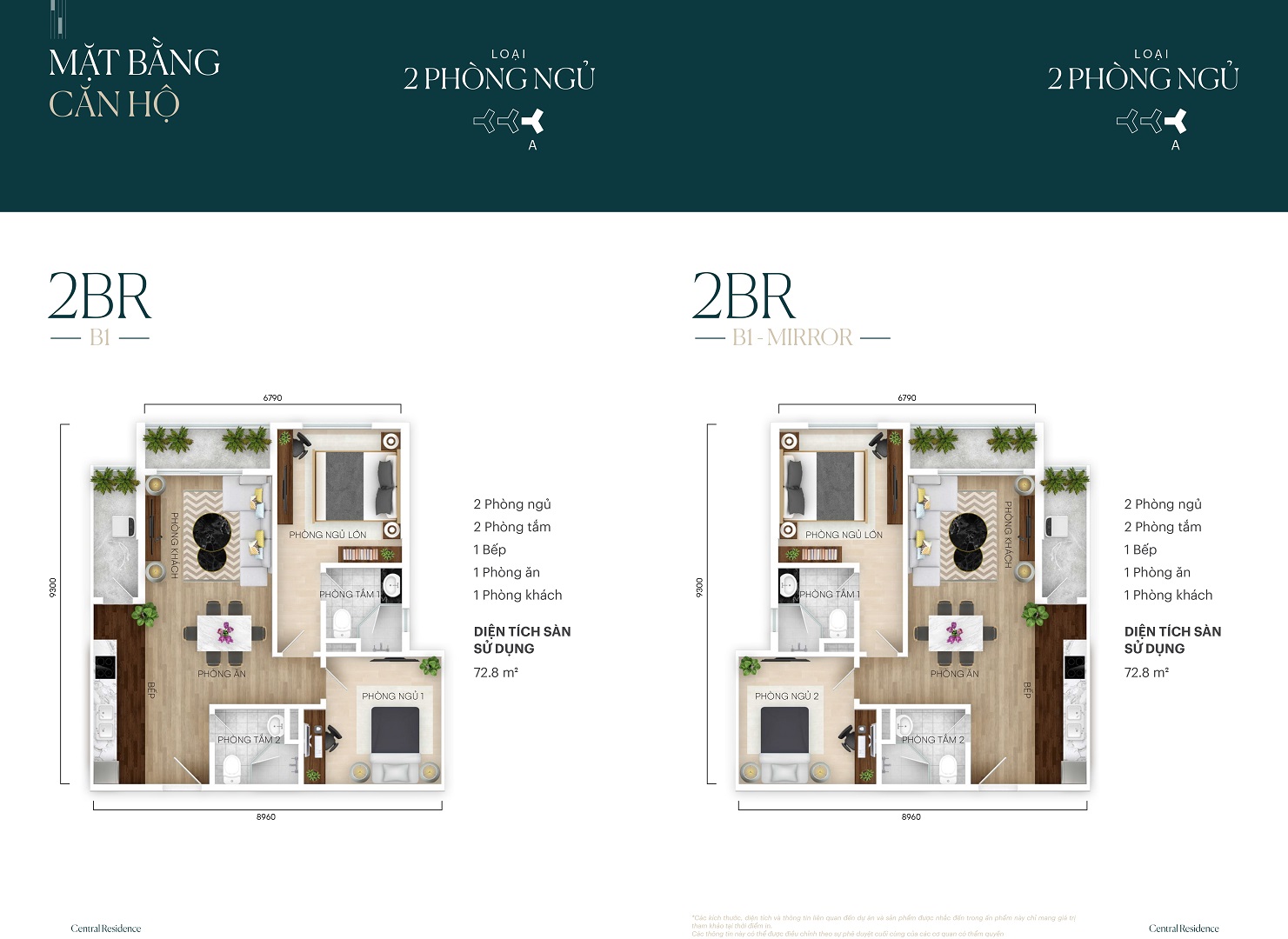 Thiết Kế Căn Hộ Central Residence Gamuda Yên Sở