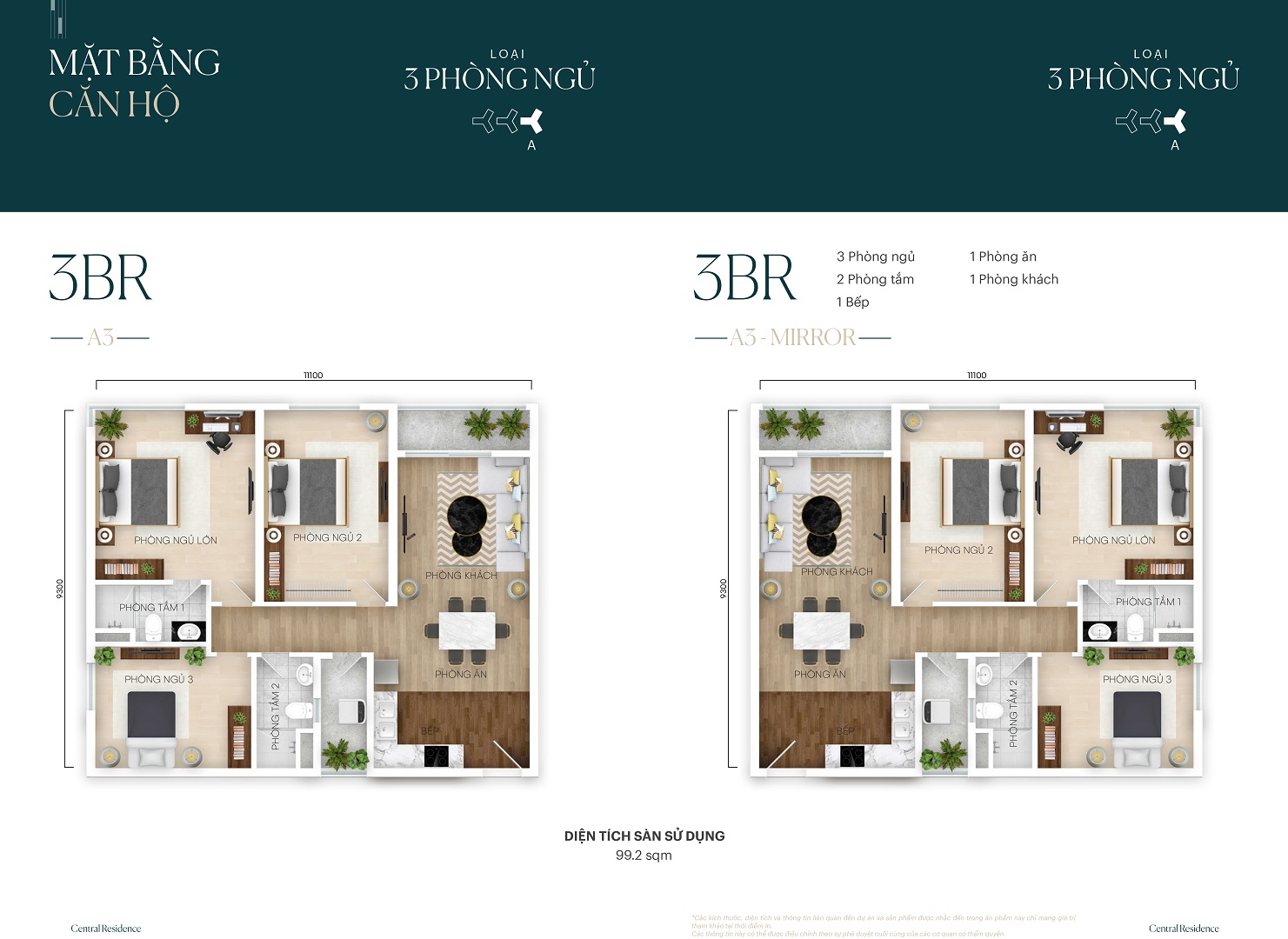 Thiết Kế Căn Hộ Central Residence Gamuda Yên Sở