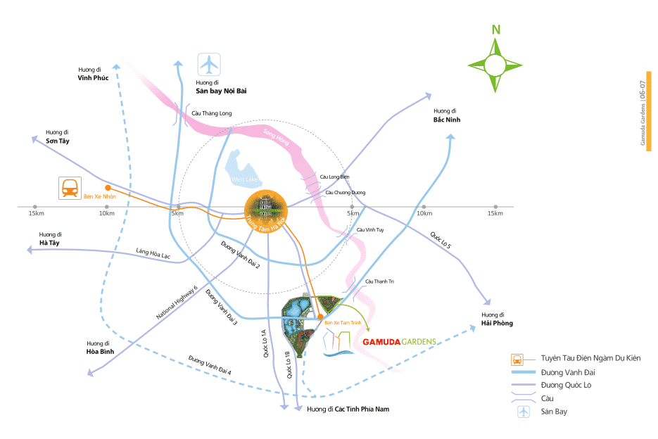 Vị Trí Dự Án Central Residence Yên Sở