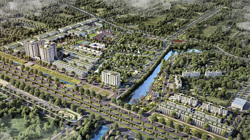 Vị trí dự án CeoHomes Hana Garden Mê Linh