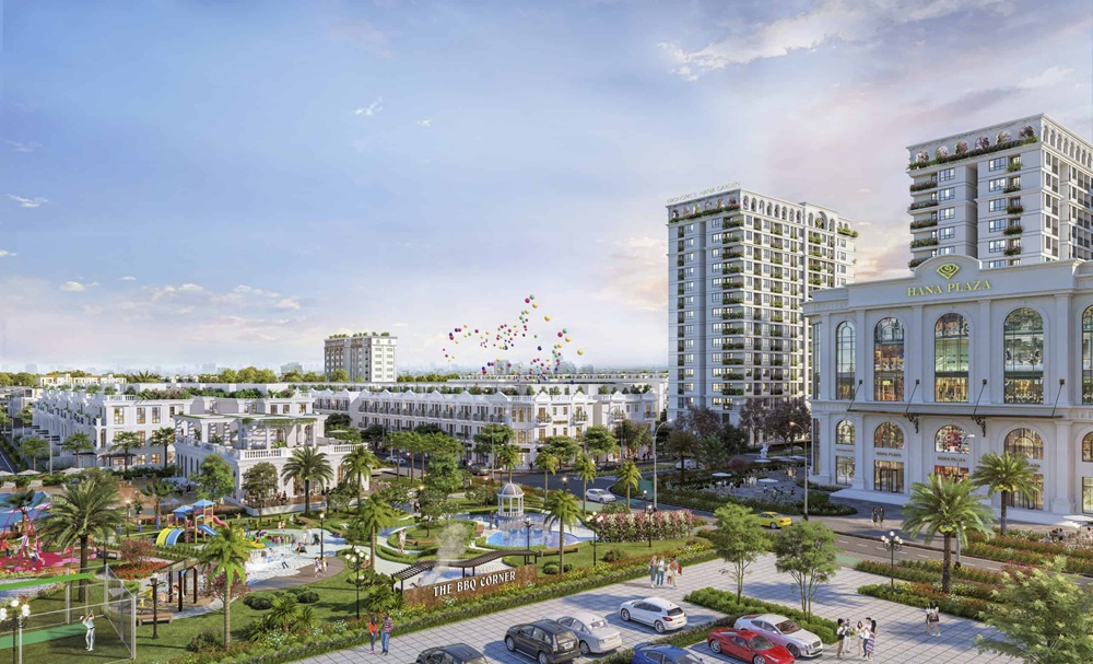 Hệ thống tiện ích tại dự án CeoHomes Hana Garden Mê Linh