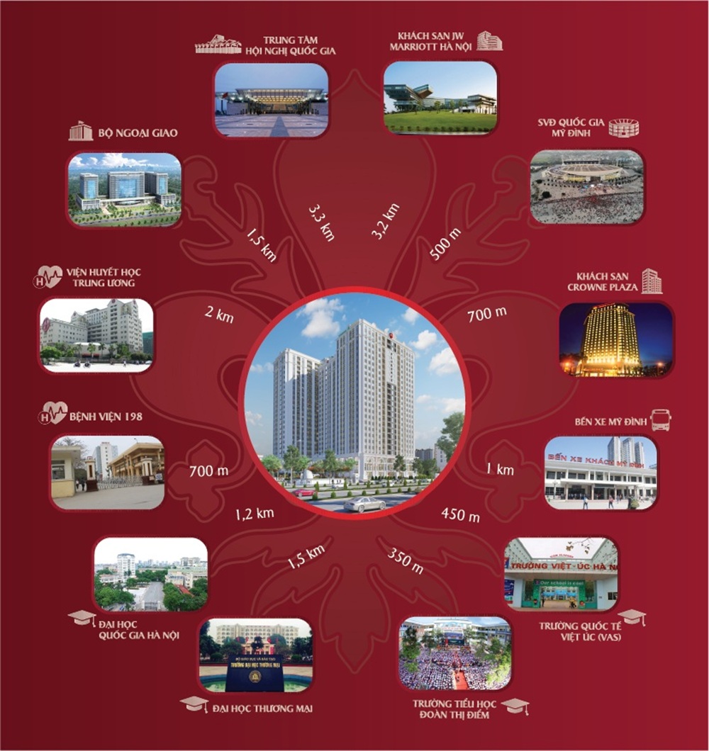 Vị trí dự án chung cư Florence Trần Hữu Dực