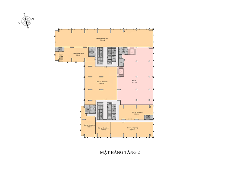 Mặt bằng và thiết kế căn hộ chung cư Florence Tower