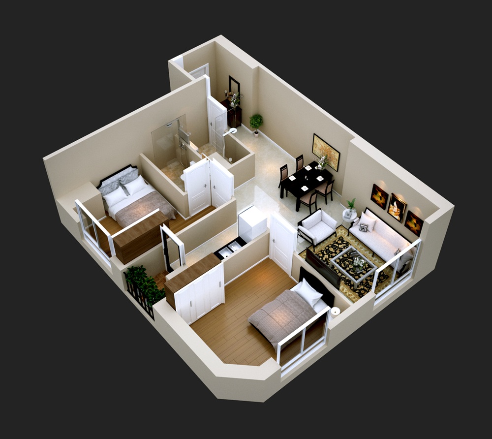 Thiết kế căn hộ ICID Complex Lê Trọng Tấn Hà Đông
