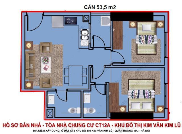 Thiết Kế Chi Tiết Căn Hộ Tòa B Chung Cư Kim Văn Kim Lũ