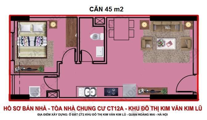 Thiết Kế Chi Tiết Căn Hộ Tòa B Chung Cư Kim Văn Kim Lũ