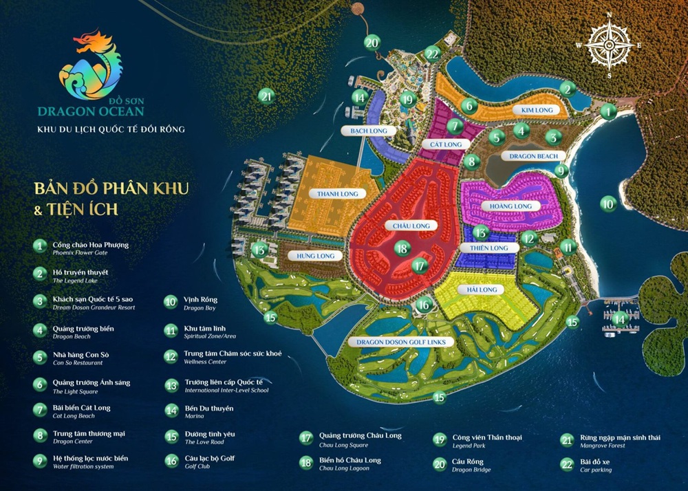 Tiện ích dự án Dragon Ocean Đồ Sơn