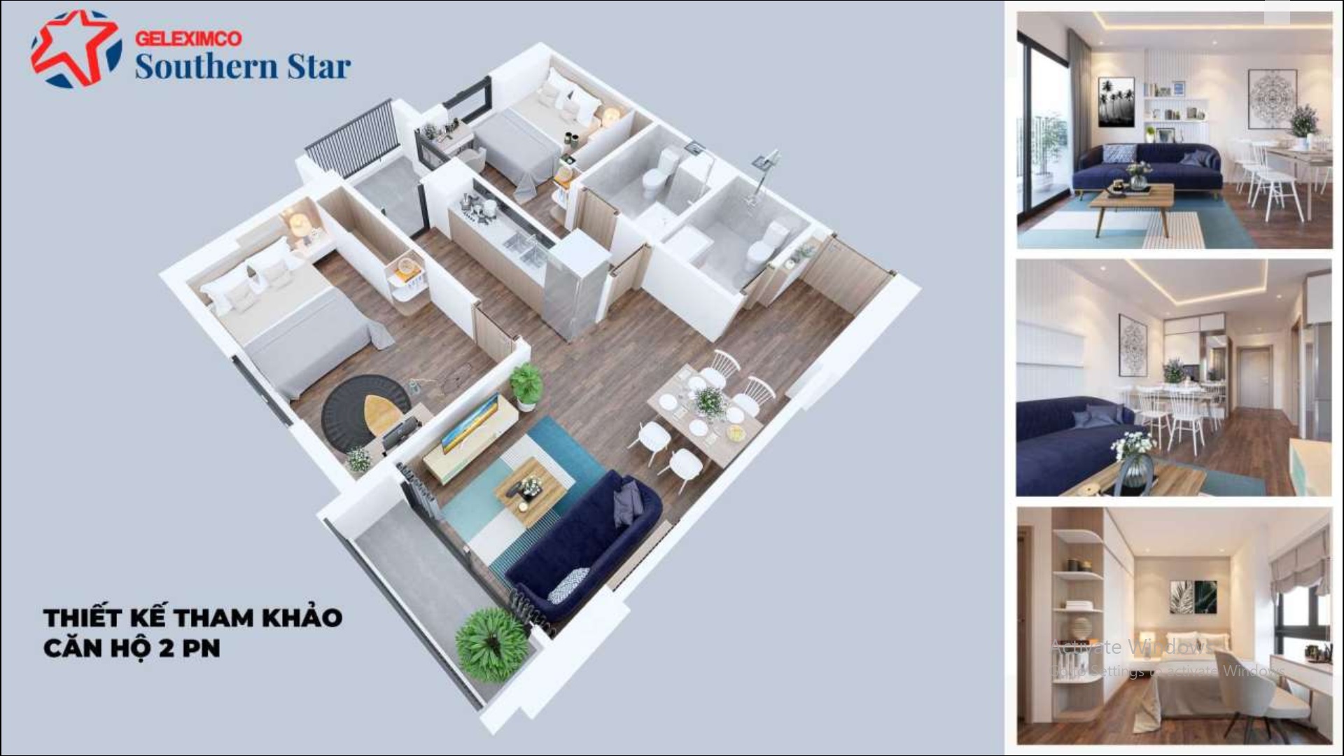 Thiết kế dự án Geleximco Southern Star Giải Phóng
