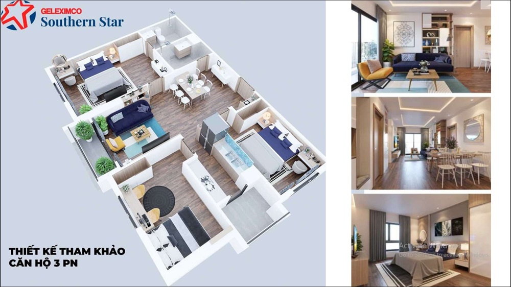 Thiết kế dự án Geleximco Southern Star Giải Phóng