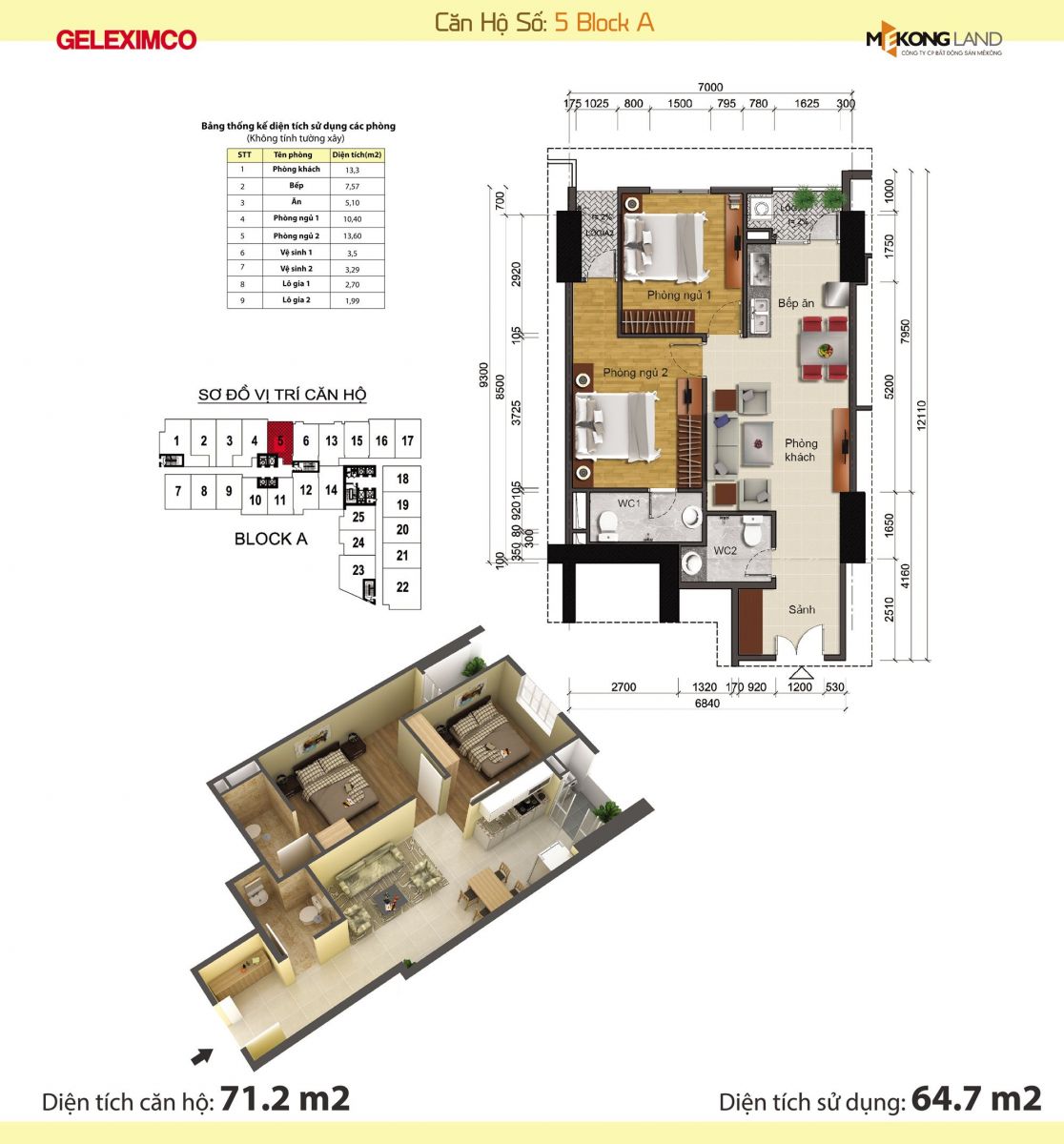 Thiết kế căn hộ Gemek Tower Lê Trọng Tấn