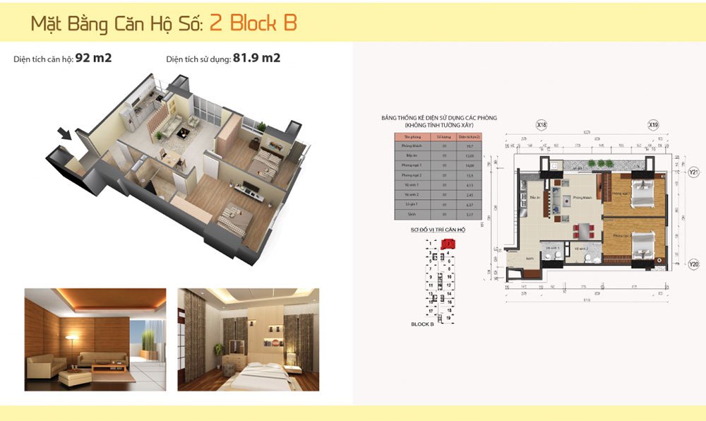 Thiết kế căn hộ Gemek Tower Lê Trọng Tấn