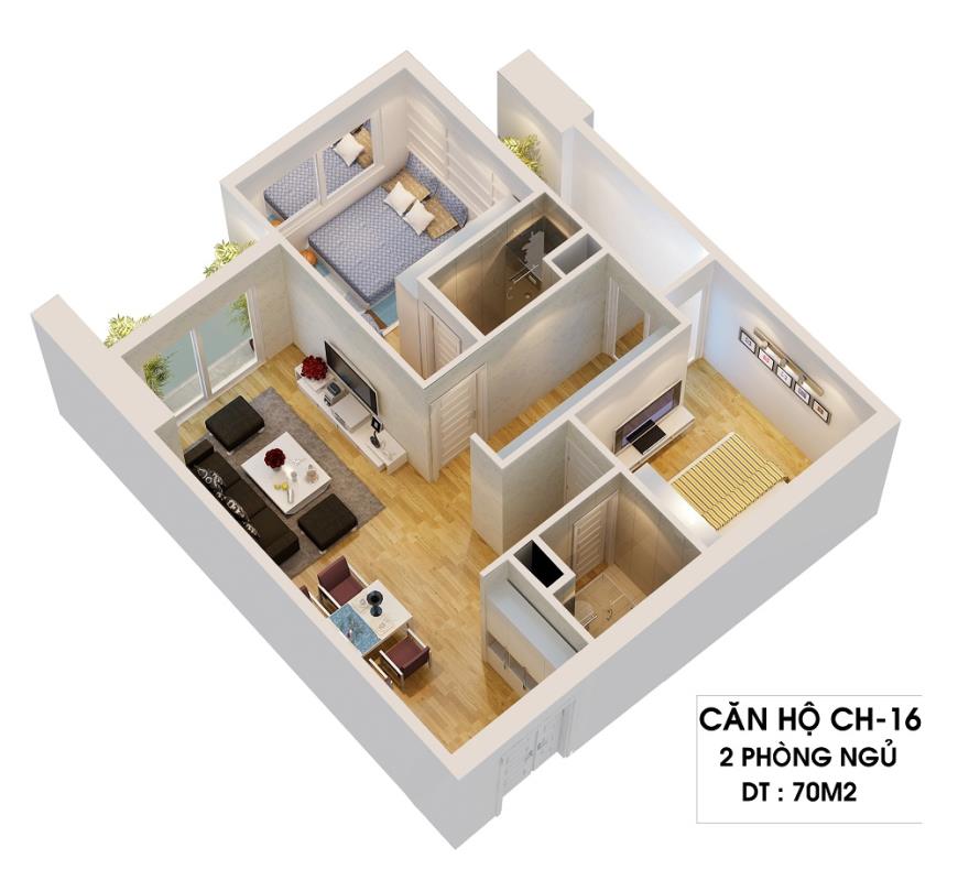 Thiết kế chung cư Golden Field Mỹ Đình