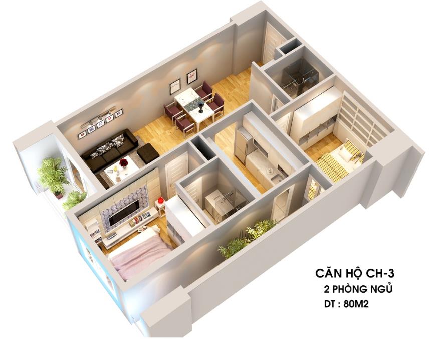 Thiết kế chung cư Golden Field Mỹ Đình