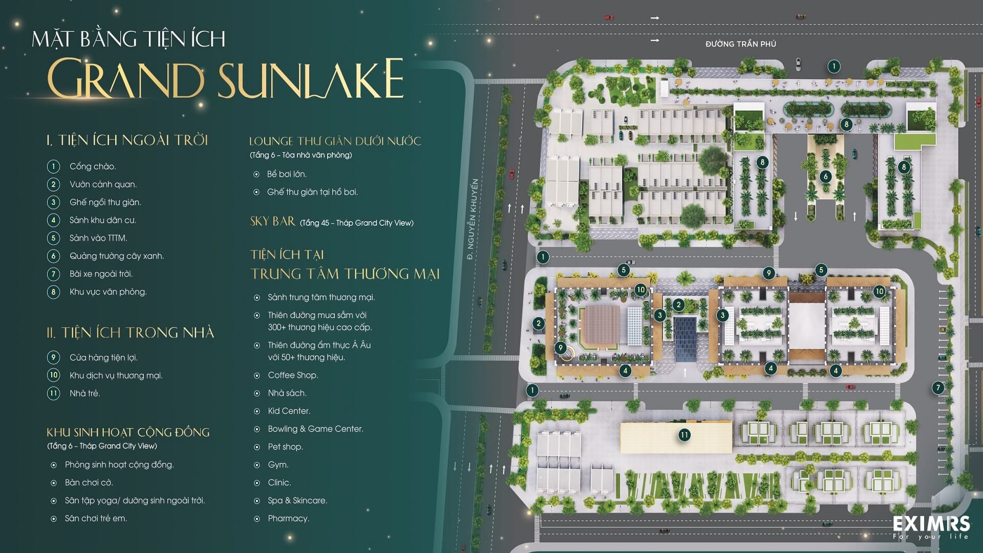 Tiện Ích Dự Án Grand SunLake Văn Quán