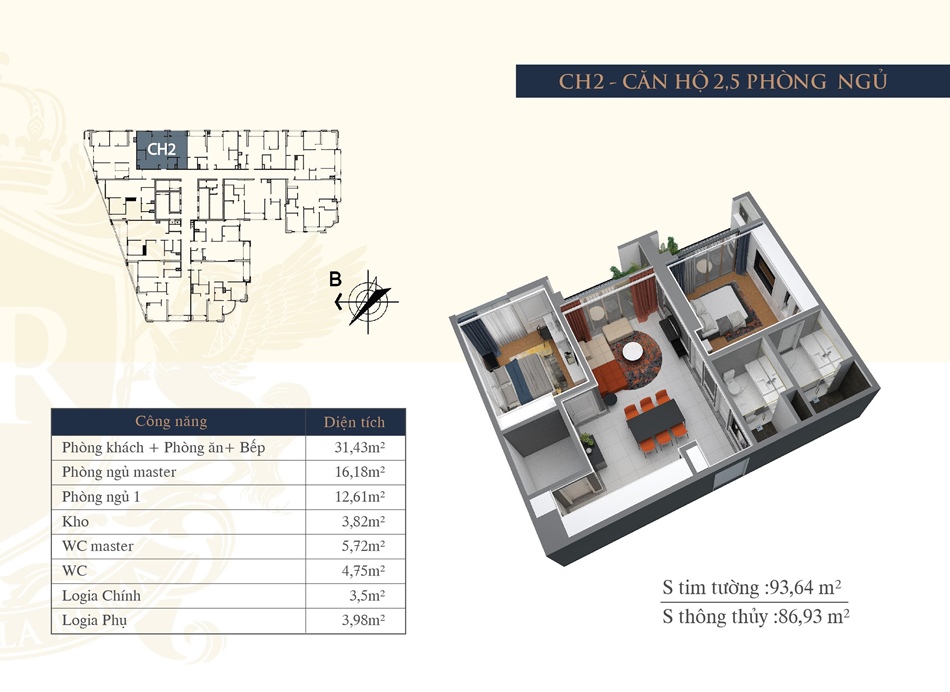 Thiết kế căn hộ Hateco Laroma Huỳnh Thúc Kháng